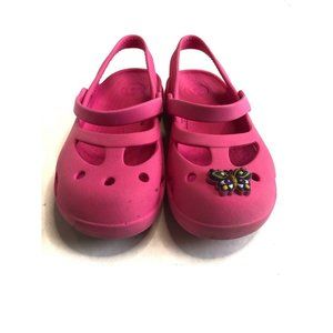 Crocs Mary Jane Shoes, Child's Size 13, Pink